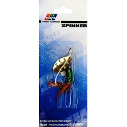 Рибальська блешня, обертова, EOS S150041, вага 9г, колір GS201001-gr